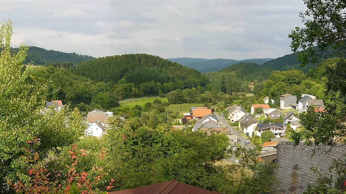 Stadtansicht von Angelburg