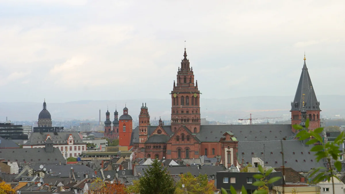 Stadtansicht von Mainz
